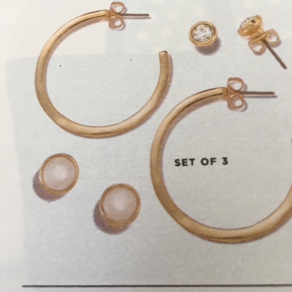 3 pair earring set